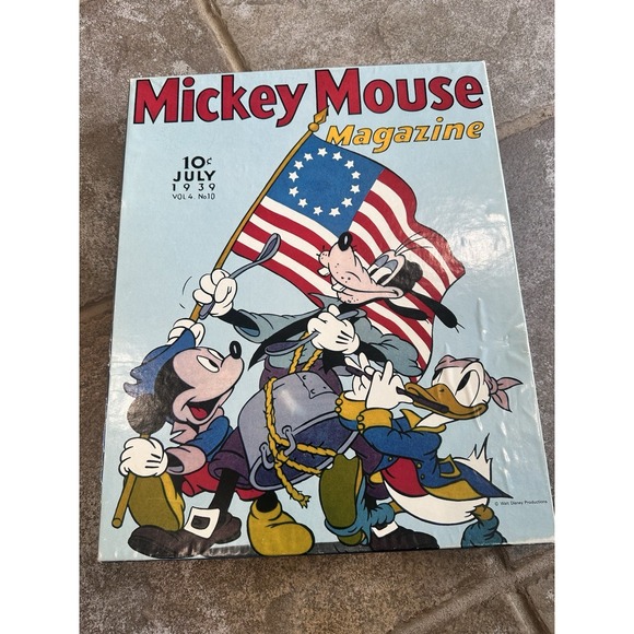 VTG Springbok 500 pc puzzle Mickey Mouse Magazine Spirit Of '76 COMPLETE! - Picture 1 of 3